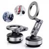 Vacuum Adsorption Magnetic Mobile Phone Holder Suction Cup Folding Tablet Stand Car Mount Universal Phone Bracket Desktop