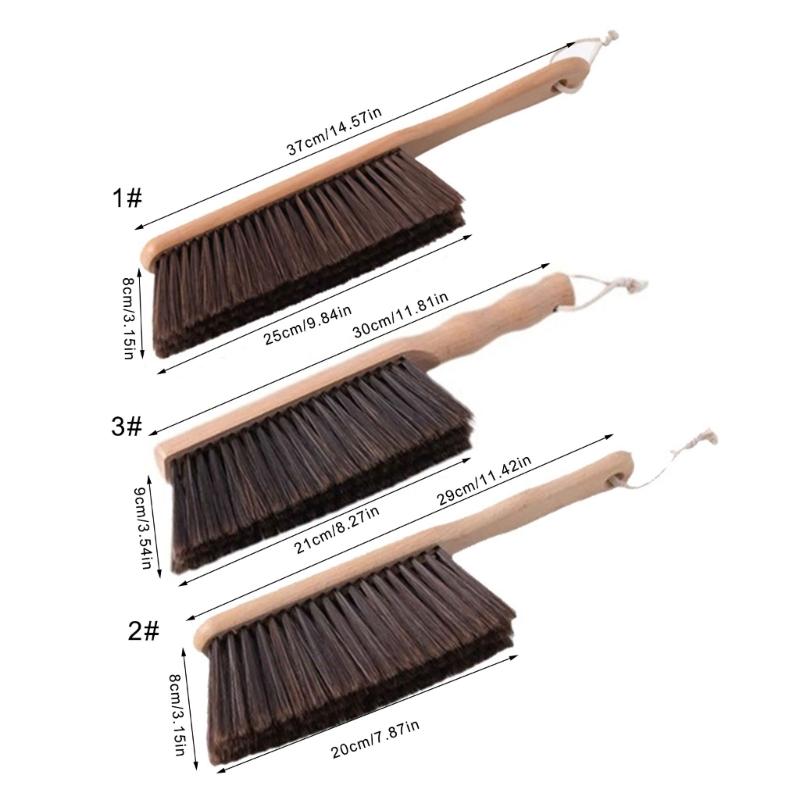 MultiPurpose Long Handle Cleaning Brush With Wood Handle Effective On Fabrics Vehicle Furniture Multiroom Application