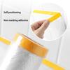 Pre-Taped Masking Film for Automotive Paint Coverage, Paint Masking Film, Furniture Dust Masking Film, Kitchen Fume Masking Film