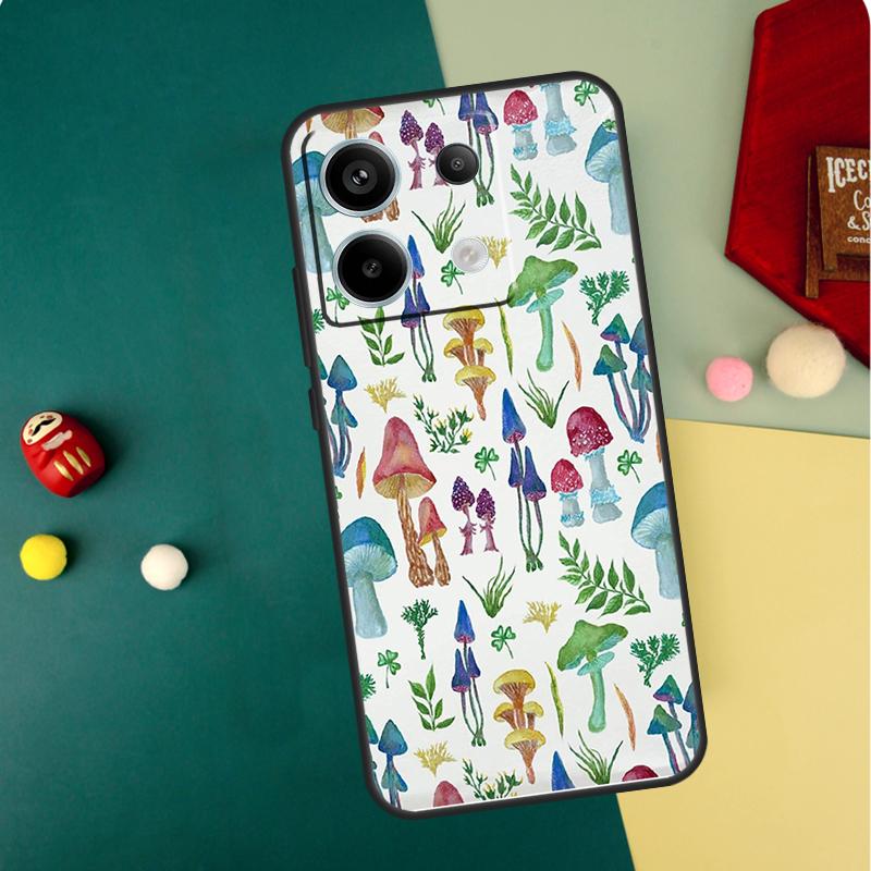 

Trippy Mushroom Case For Xiaomi Redmi Note 14 Pro 13 12 11 10 15 Pro Plus Redmi 15C 14C 13C 10C 12C 15 Funda Note 15 Pro Plus 5G