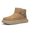 Winter velvet snow boots thickened high-top warm and cold-proof cotton boots thick-soled cotton shoes