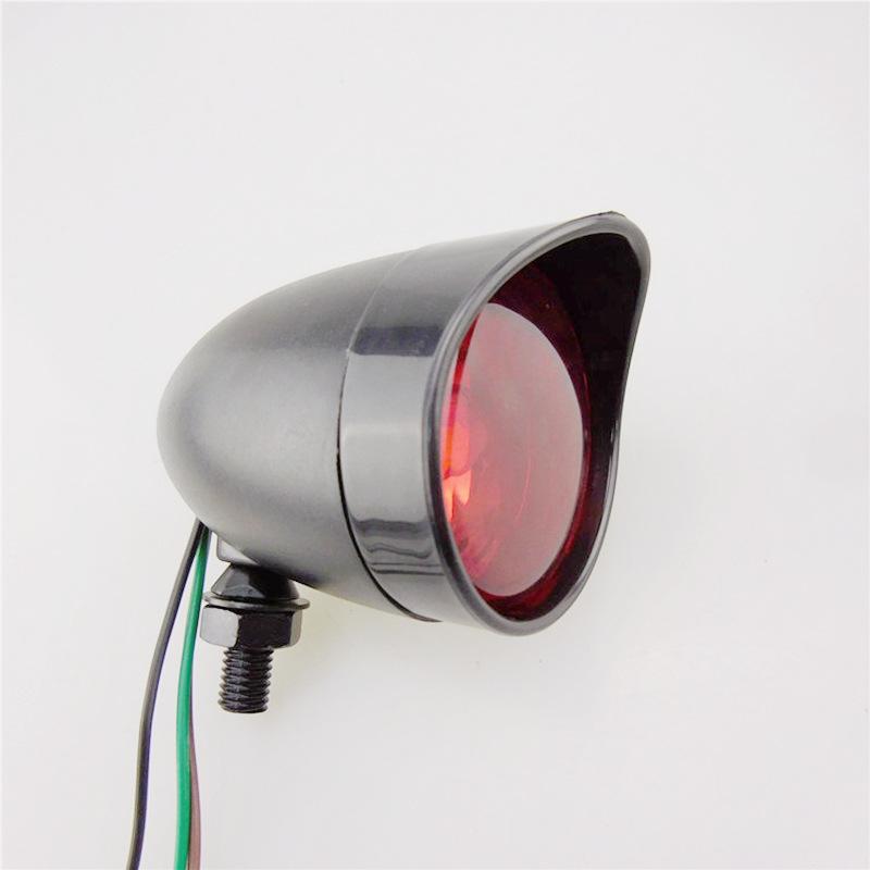 Motorcycle Halogen 12v Turn signal Light Retro Metal Turn Signals Indicator Light Motorcycle,repuestos De Moto красный