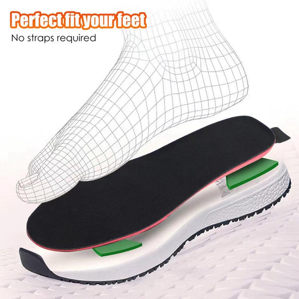 Foot Warmer 3-Temperature Adjustable Electric Heated Plantar Insoles Rechargeable Heated Insoles for Hunting and Outdoor Sports