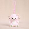 Colorful Small Sheep Plush Toy With Keyring For Bag Decoration And Gift