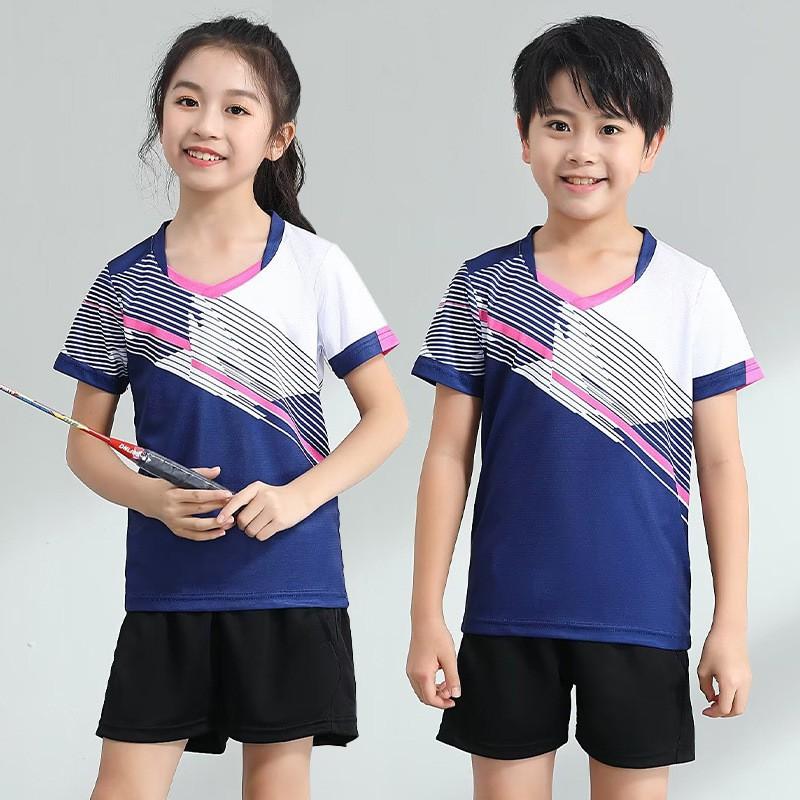 Unisex Quick-Dry Sport Set Badminton Tennis Volleyball Ping Pong Training Competition Athletic Wear