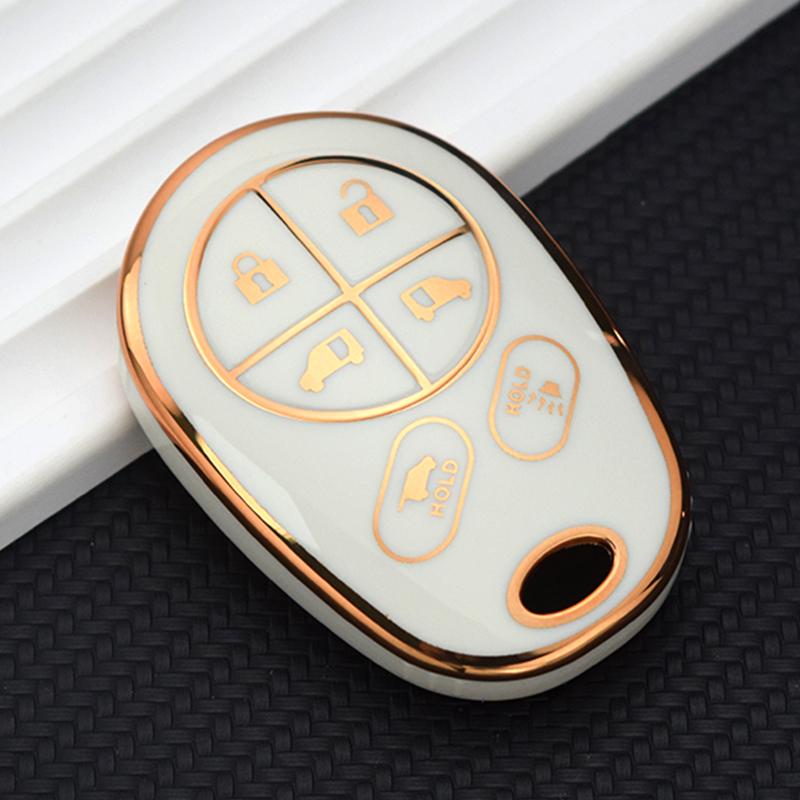 TPU Car Key Cover Case Shell Fob 1.For Toyota Toyota SE 2020 Sequoia Highlander XLE Auto Remote Smart Holder Protector Accessories