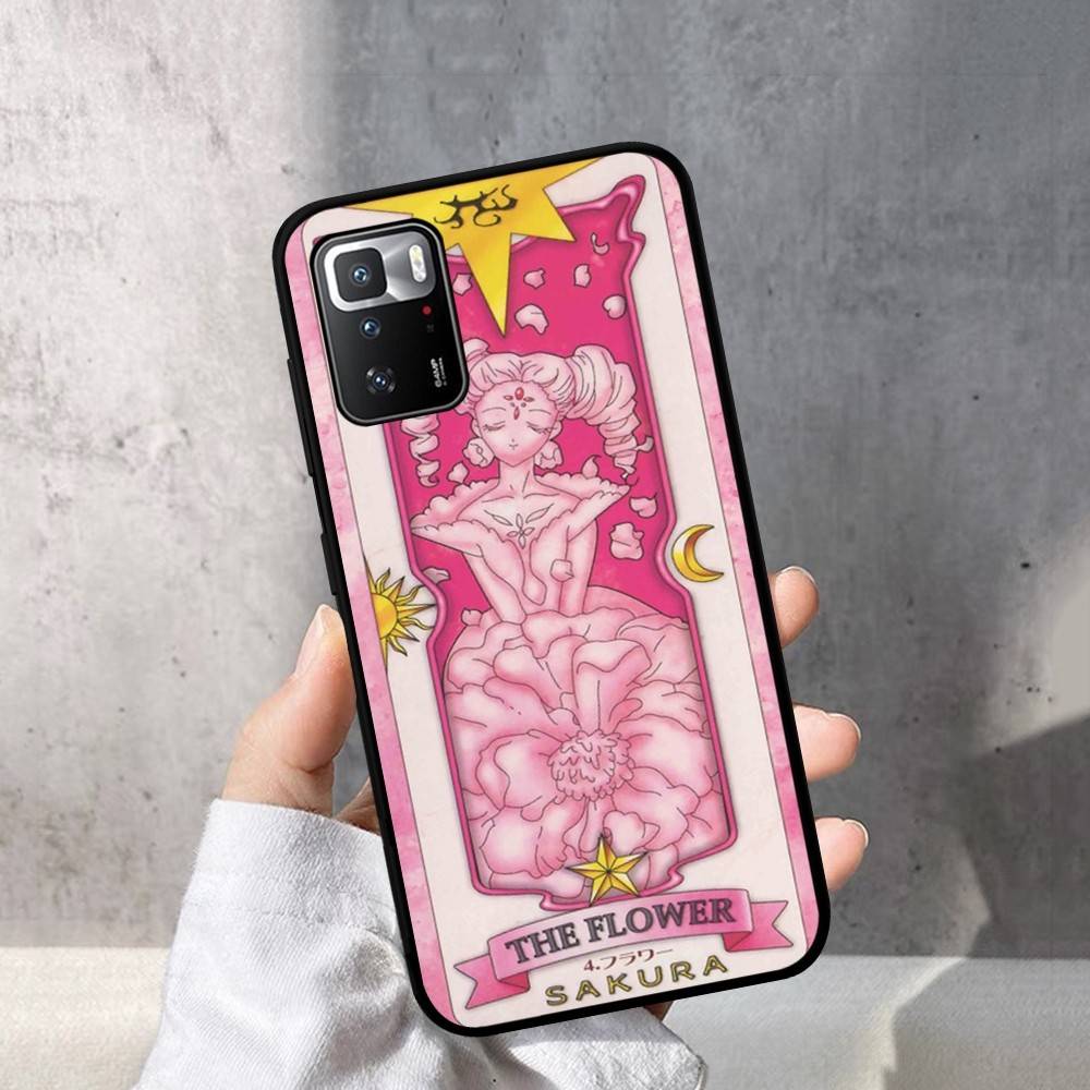 Cardcaptor Sakuras Anime Phone Case For Redmi Note 4 X 5 A 6 7 8 T 9 9S 10 11 11S 11Epro Poco M3 Pro