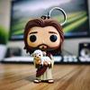 Long Lasting Resin Keychain with  Savior   Figure Maintains clearness & Strength Perfect For Prayer & Personal Use