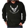 Official US Air Force USAF Arnold Wings Logo Hoodie Hooded Sweatshirt Men Women
