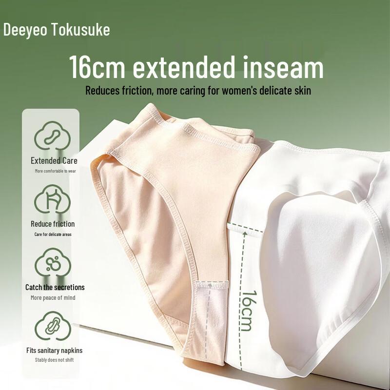 Deyou Women's Disposable Pure Cotton Underwear (15 Pack)