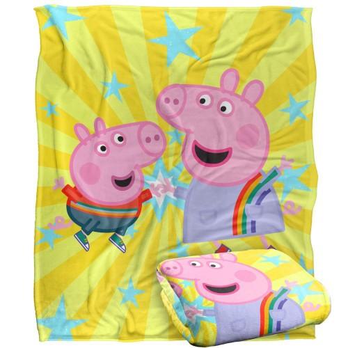 Peppa Pig High Five Peppa And George Blanket