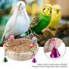 Safe Parrot Straw Durable Bird Toy Swing Nest Hanging On Birdcage