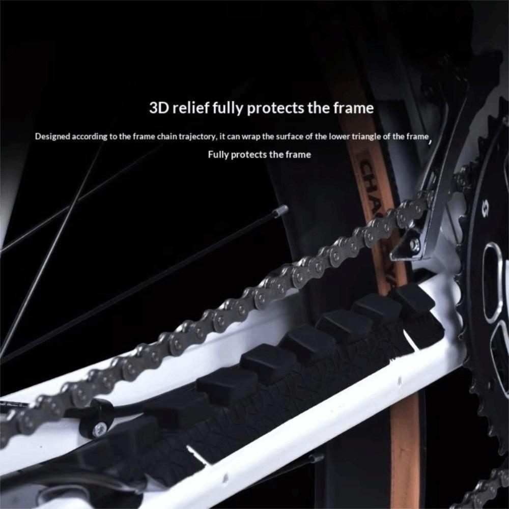 Anti Scratch Chain Protection Sticker Self-Adhesive Silicone Chain Guard Mountain Road Vehicle
