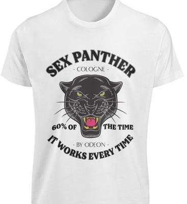 Sex Panther Cologne T-SHIRT S-3XL Ron Burgundy Anchorman Funny Movie Quote TEE