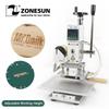 ZONESUN ZS-110C Digital Hot foil stamping machine heat press machine larger workbench with foil holder for leather embossing
