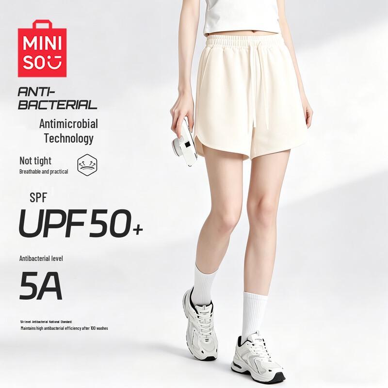 MINISO Women s 2026 Summer Quick-Dry Sports Shorts XL