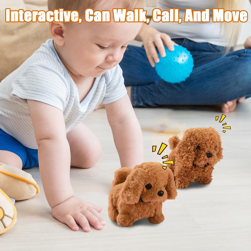 Simulation Electric Simulation Animal Plush Toy, Interactive, Can Walk, Call, And Move