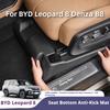 For BYD Leopard 8 Denza B8 Specialized Seat Lower Anti Kick Mat Front And Rear Row Seat Lower Protective Mat TPE Floor Mat Auto