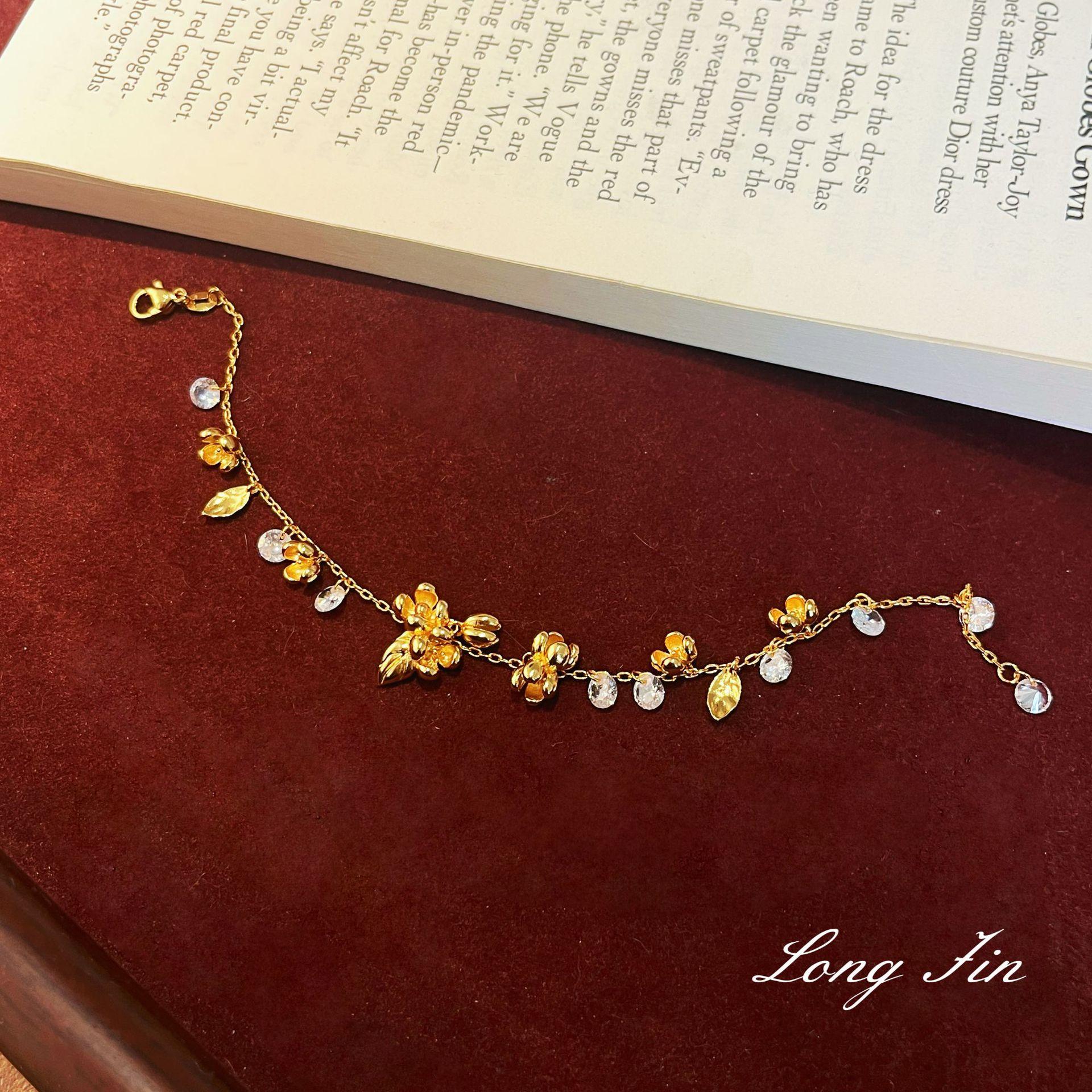 Retro Duoduo Golden Gui Gypsy Star Bracelet Accessories Unique Niche Bracelet