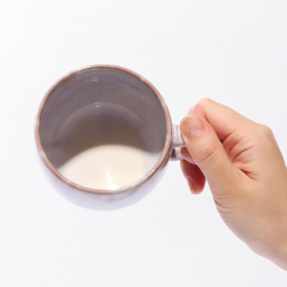 Starbucks Reserve Roastery Tokyo Limited Edition JIMOTO Made+ Hagi Mug, 355ml, Light Blue and Light Cherry Blossom Design, Set of 2