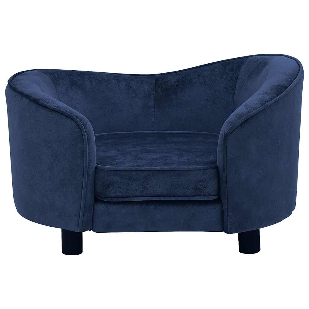 Dog Sofa Blue 69x49x40 Cm Plush