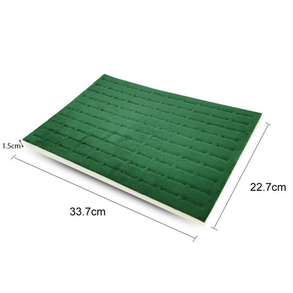 Foam Padding Jewelry Display Tray Velvet/PU Surface Jewelry Showcase Pad Retail Showcase