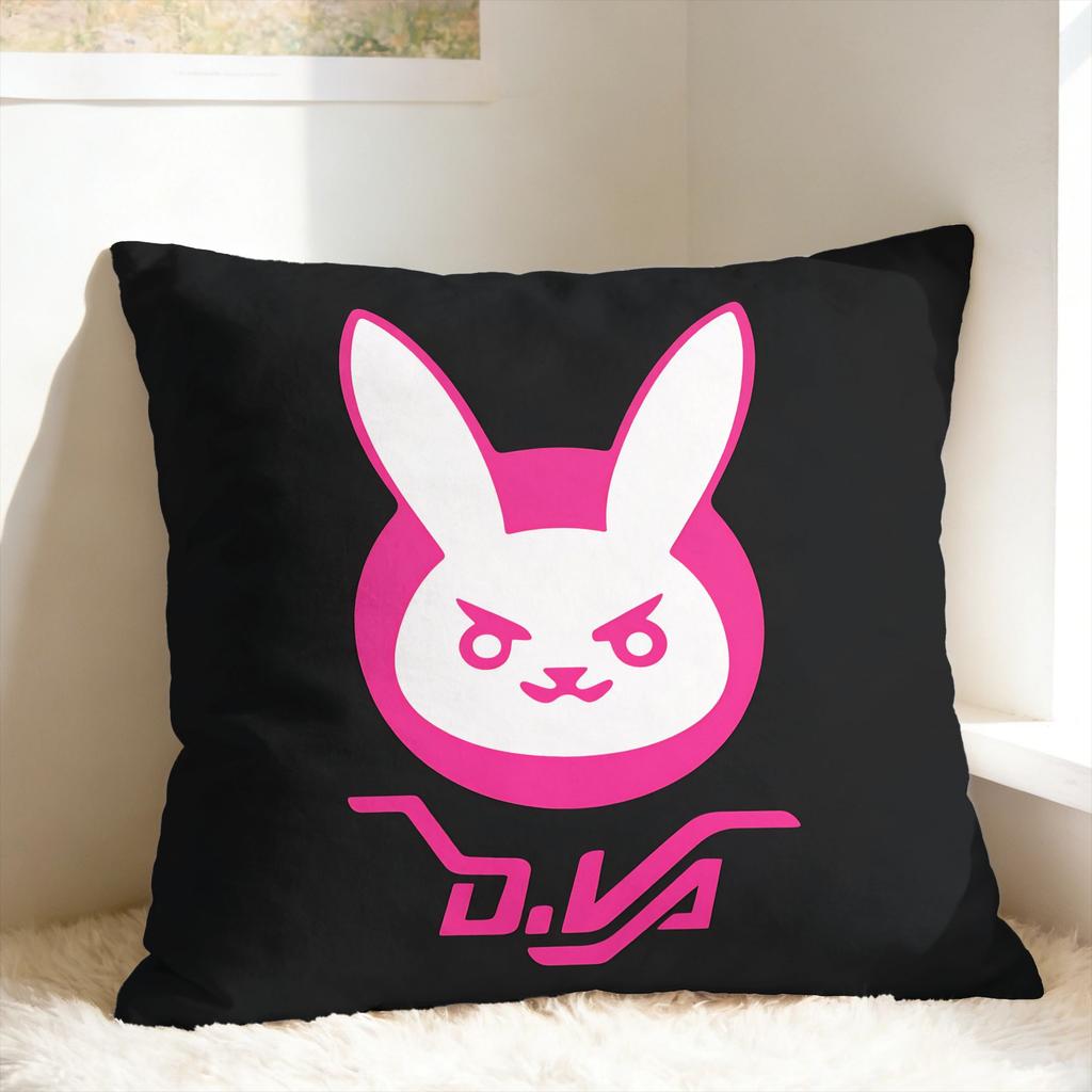O-OverwatchES Pillow Case Square Pillow Cover Cute Funny Cushion Cover For Sofa Couch Bed Living Room