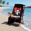 Knights Fashion Beach Towel: Ideal for Summer Adventures Soft, absorbent and quick drying suitable for swimming and bathing