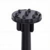 Solar Square Fountain Quiet Weather Proof 2W Solar Fountain Pump with Separate Solar Panel Extension Cord 5 Nozzles for