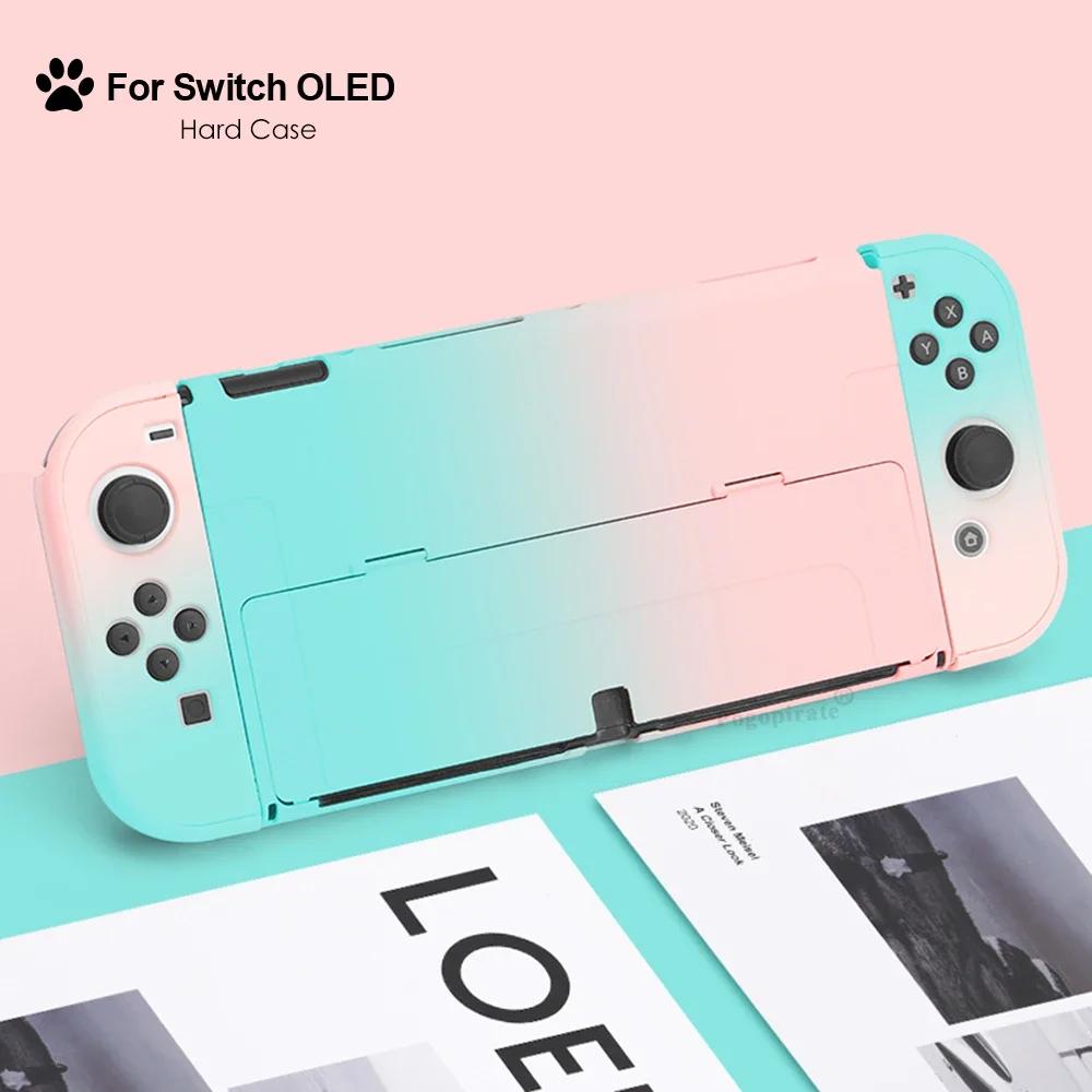 Verlauf Hartschale für Nintend Switch OLED PC Schutzhülle Konsole JoyCons Hülle Schutz für Switch OLED Konsole Dropshipp