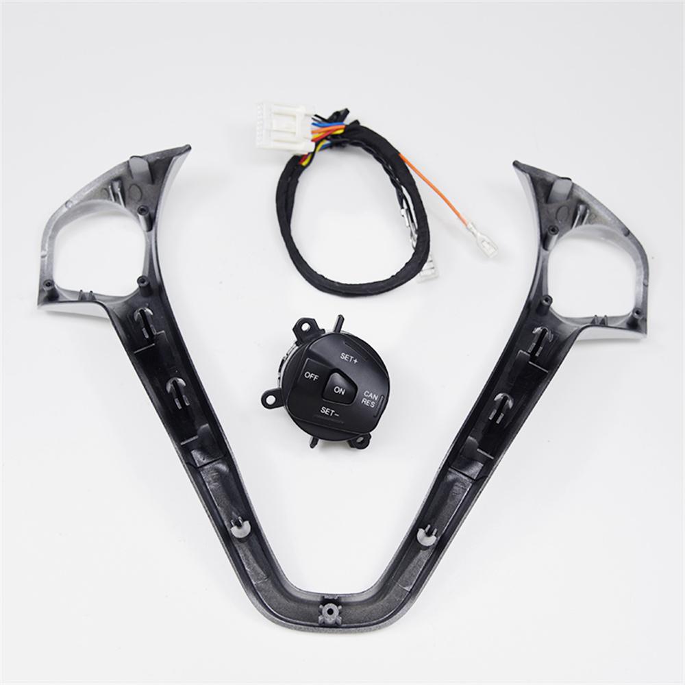 Steering Wheel Frame Panel+Right Button For Ford Fiesta MK7 MK8 ST Ecosport 2013