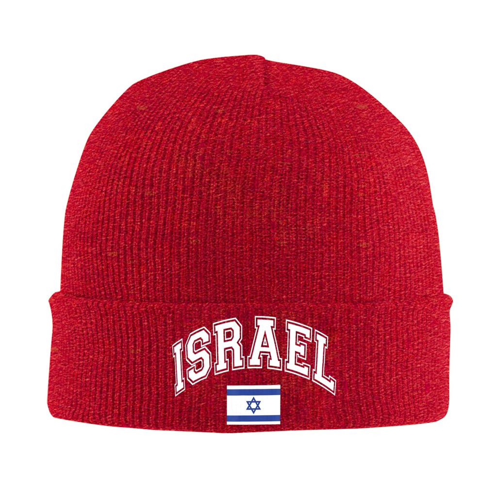 Israel Israeli Flag Knit Hat Beanie Autumn Winter Hats Warm Acrylic Casual Cap For Men Women Gifts