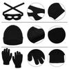 5Pieces Cosplay Halloween Costume Set,Robber Costume Halloween Cosplay Burglar Accessories Thief Costume for Adults