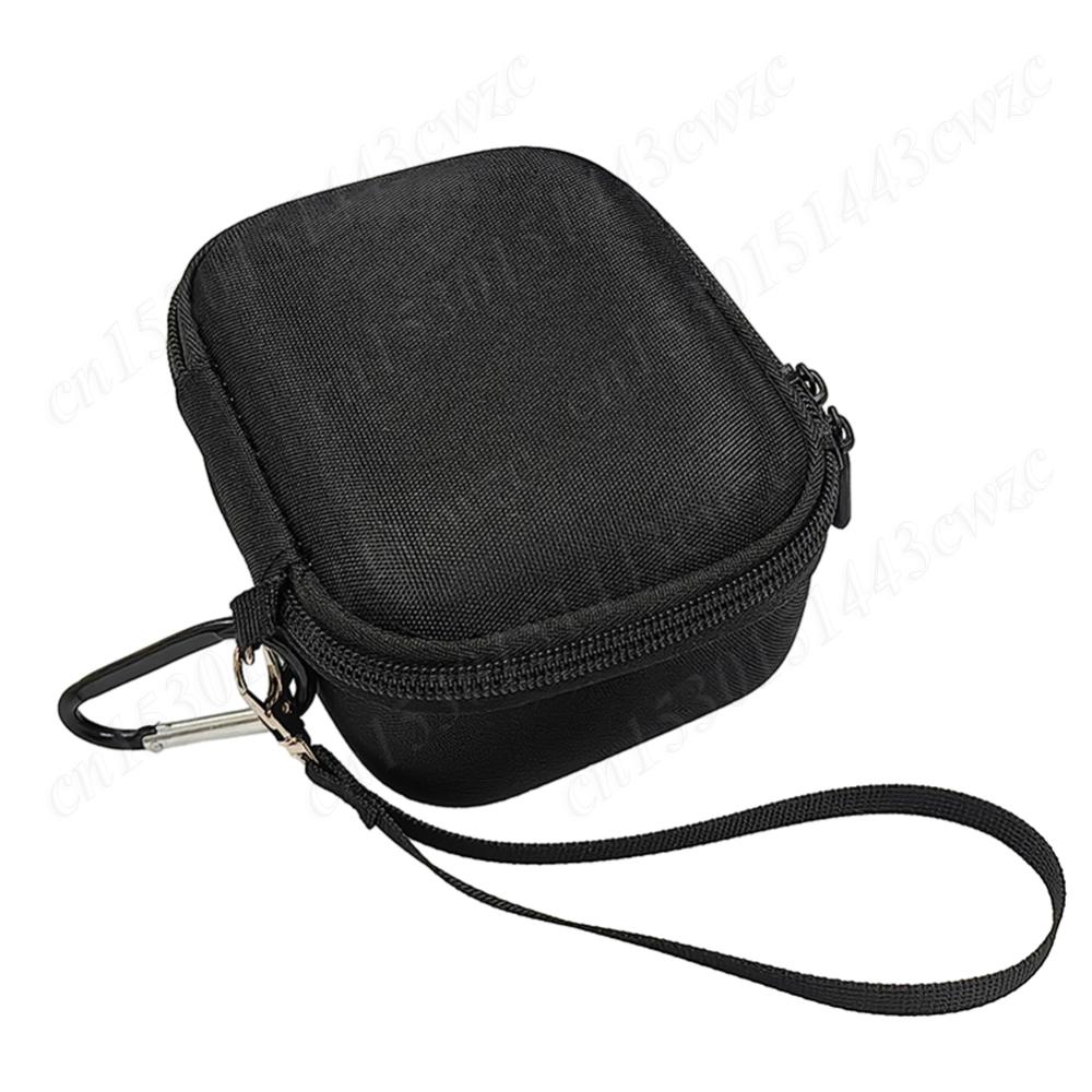 Harte Tragetasche Kratzfest Reise Schutzhülle mit Handschlaufe & Karabiner Hardshell-Hülle für JBL Go 4 Tragbarer Lautsprecher