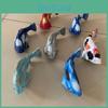 Exquisite Ceramic Garden Koi Decoration With Colorful Resin Design For Outdoor Spaces