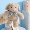 Plush Bunny Toy With Floral Design For Kids Comfort And Sleep