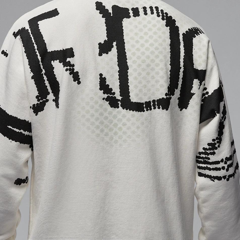 Jordan Logo Round Neck Long Sleeve Sweatshirt Men sweatshirt White HQ8825-133