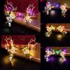 Christmas Luminous Reindeer Antler Headband Glowing Hair Hoop Xmas Party Prop Navidad New Year Gift Hair Accessories Decor