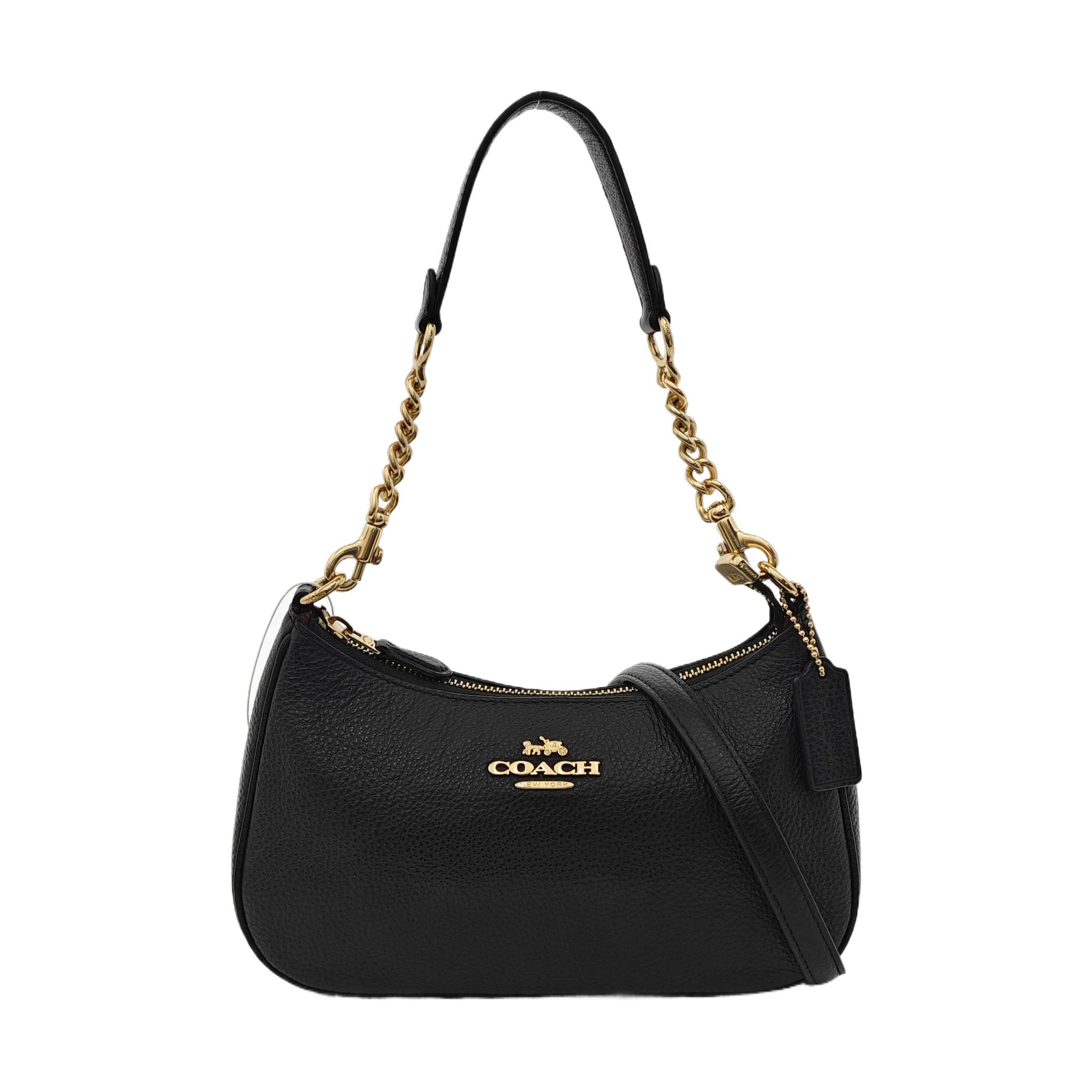 [Pre-Owned] Teri 24 Litchi Grain Zipper Detachable Shoulder Strap Handbag Crossbody Bag Leather Shoulder Bag - Very Good #T2GSNM ONE SIZE
