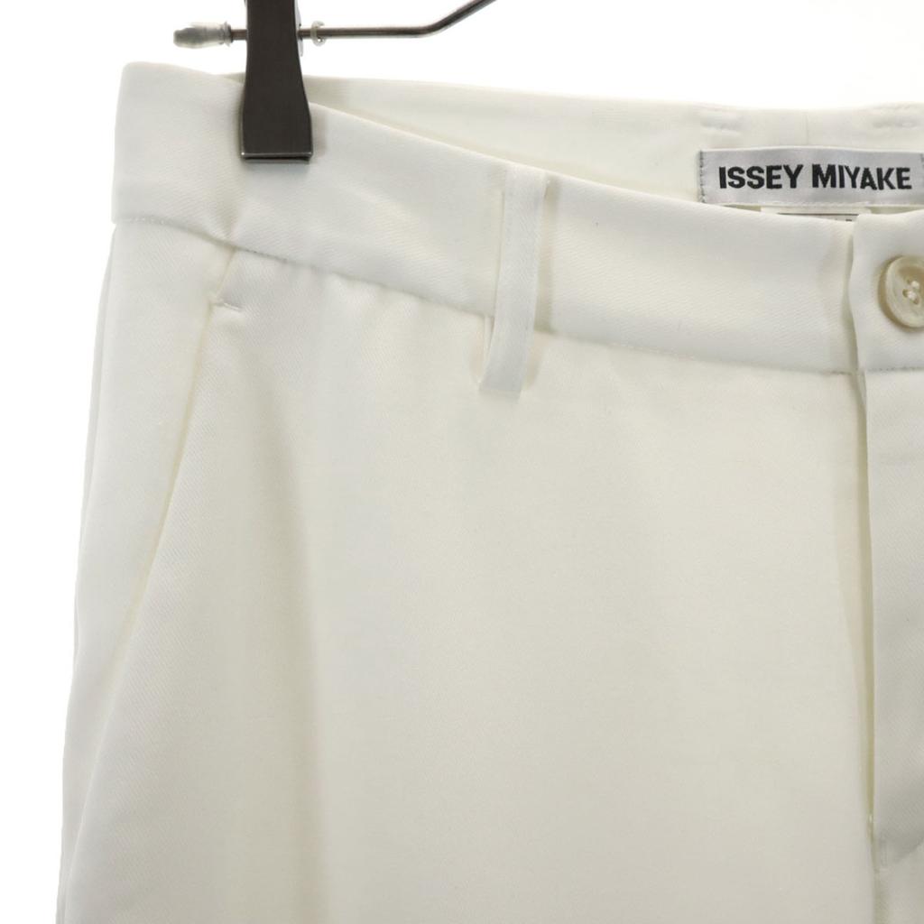 ISSEY MIYAKE Made In Japan Wide Pants 7 Ivory Women Used