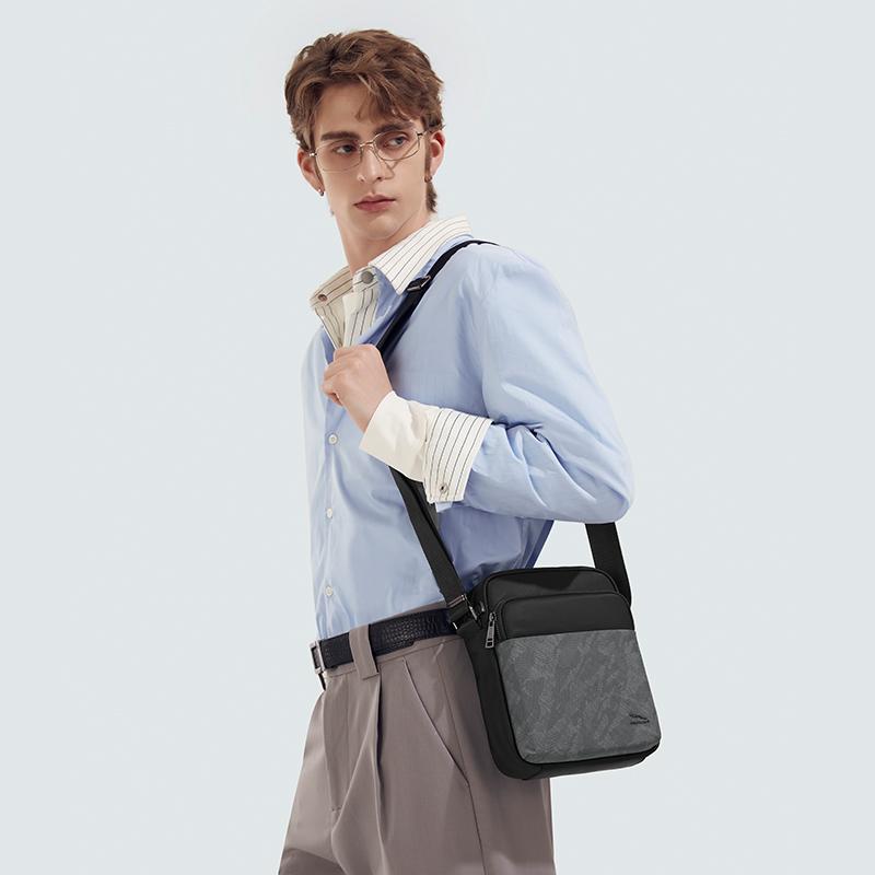 New JAGUAR Fabric Shoulder Bag Regular Men's Black JX1T1220371101