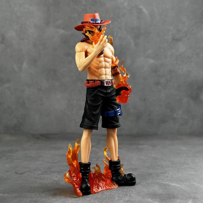 Figur One Piece DX10th Anniversary Fire Fist Escal D Ace Ruffy Brother Spielzeug Japan Anime Sammlerfiguren PVC Modell Spielzeug