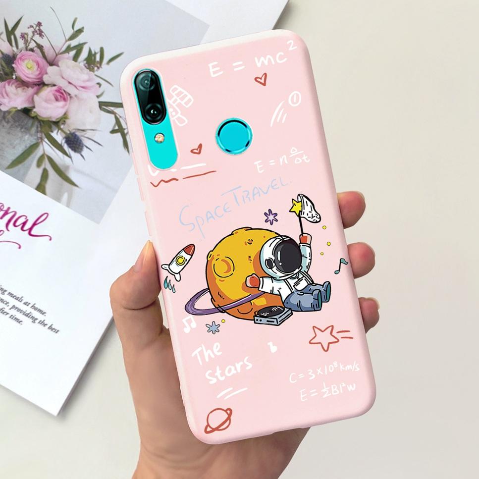 For Huawei P Smart 2019 6.21"Case Cute Cartoon Astronaut Soft Silicone Cover For Huawei P Smart 19 POT-LX3 Shockproof Phone Case