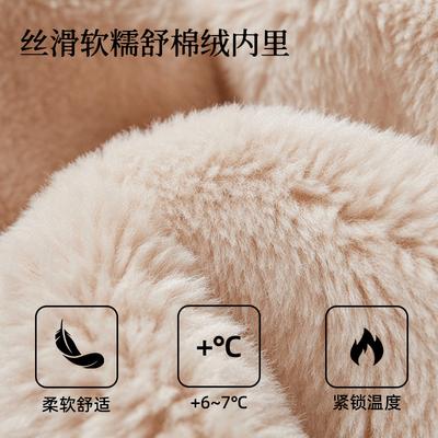Rainbow Checkerboard Plaid Winter Indoor Non-slip Home Cotton Slippers Plush Warm Daily Casual Fluffy Slippers