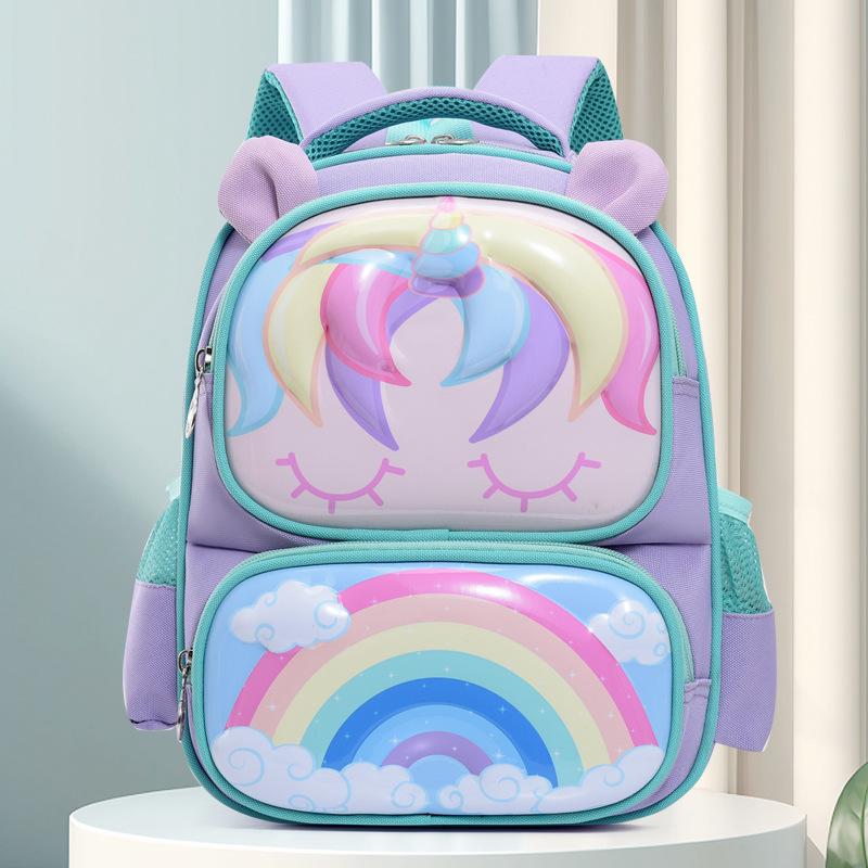 School bag lightweight children 3-6 years old new casual versatile spine protection burden reduction backpack