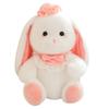 Shawl Bunny Stuffed Animal With Plush Short Hair For Kids Birthday Gift And Decoration