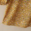 ZANZEA Women Casual Elastic Small Floral Cuffs Rubber Band Daily Blouses