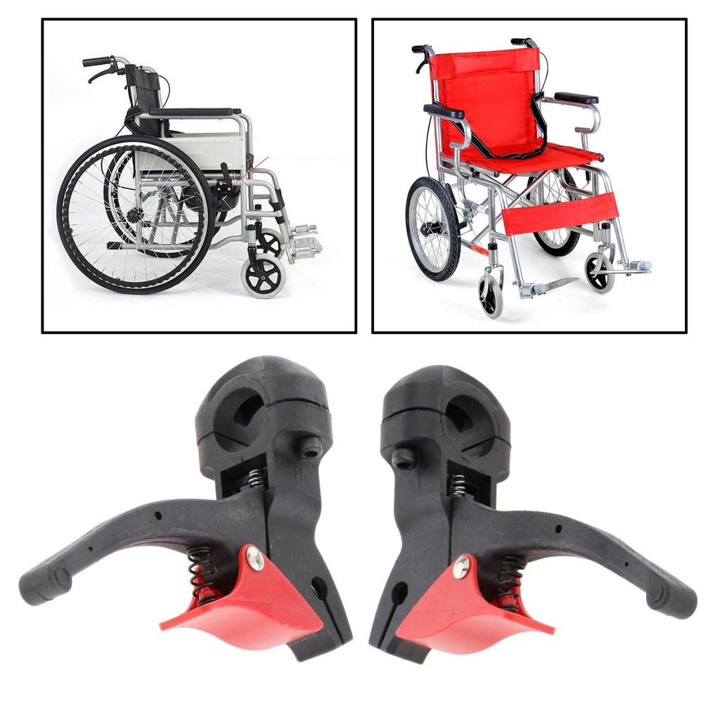 Leve Freno Sedia a Rotelle Parti Montaggio a Bullone Ricambi Heavy Duty Robuste Sostituisce Direttamente Leggero Protezione Anziani
