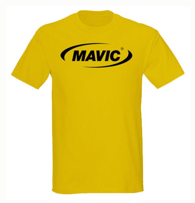 Футболка унисекс с принтом колес для горного велосипеда Mavic S
