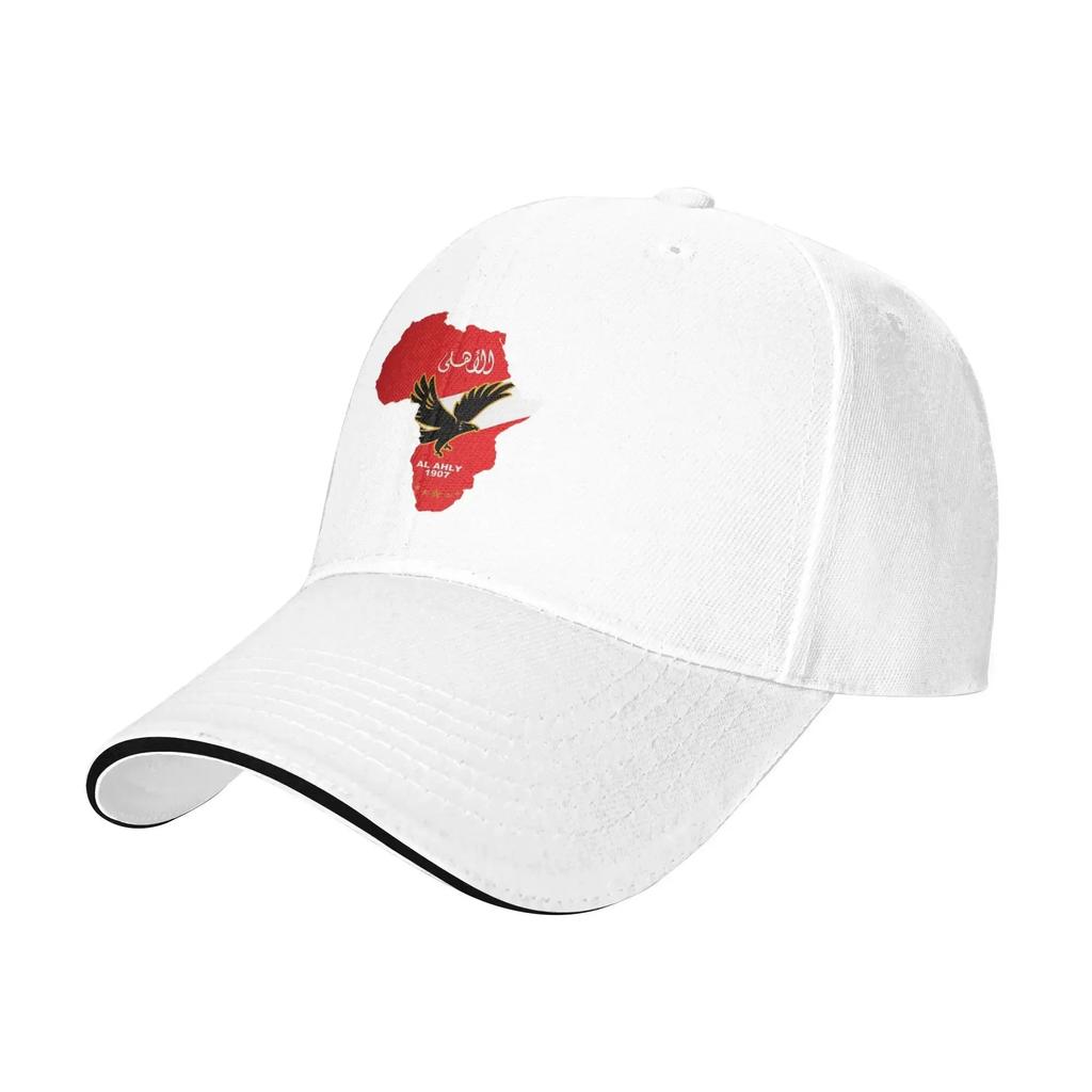 Al Ahly Club Sonnen-Baseballkappe Sommer Lässig Hip-Hop-Hüte für Damen Herren Wandern Angeln Baseballkappen
